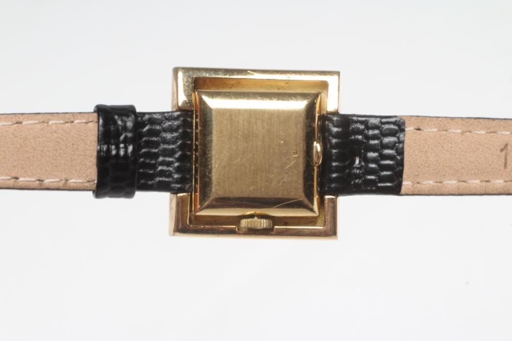 A LADY'S CORUM WRISTWATCH stamped 18k Image