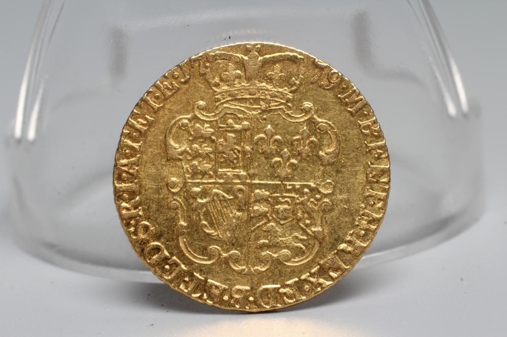 A GEORGE III GUINEA, 1779, 8.3g Image