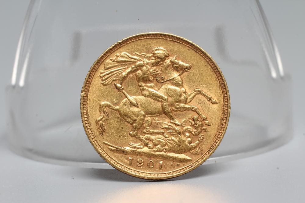 A VICTORIA OH SOVEREIGN, 1901, 8g (Est. plus 20% premium) Image