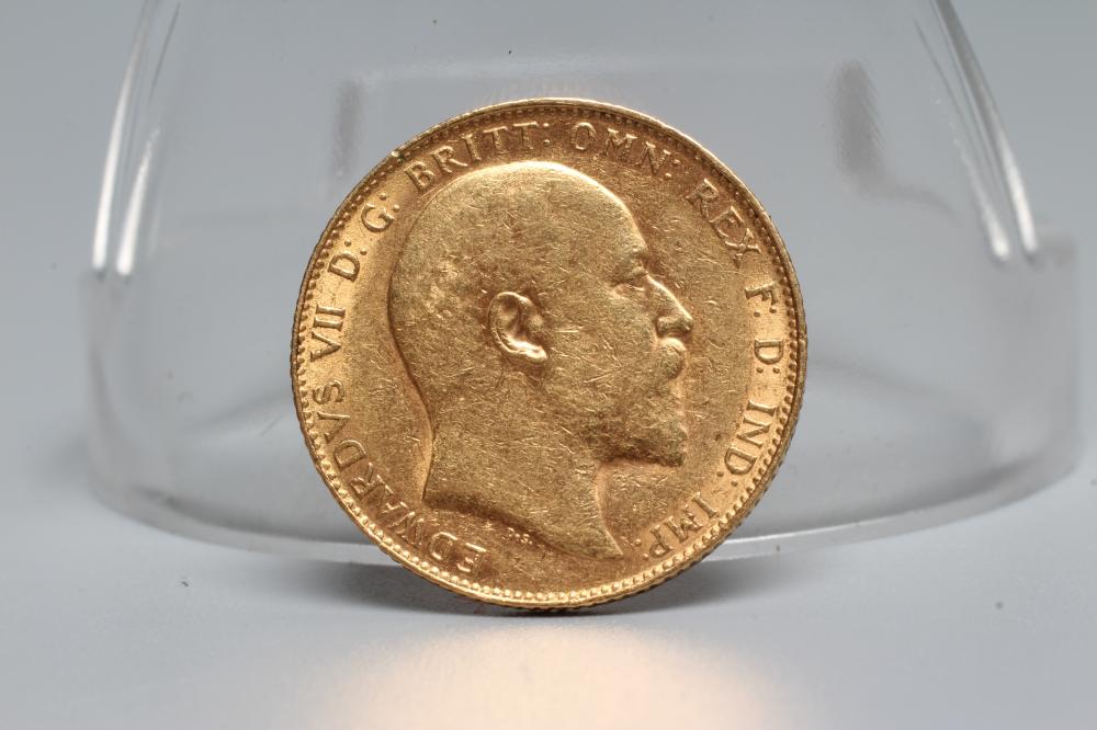 AN EDWARD VII SOVEREIGN, 1904, 8g (Est. plus 20% premium) Image