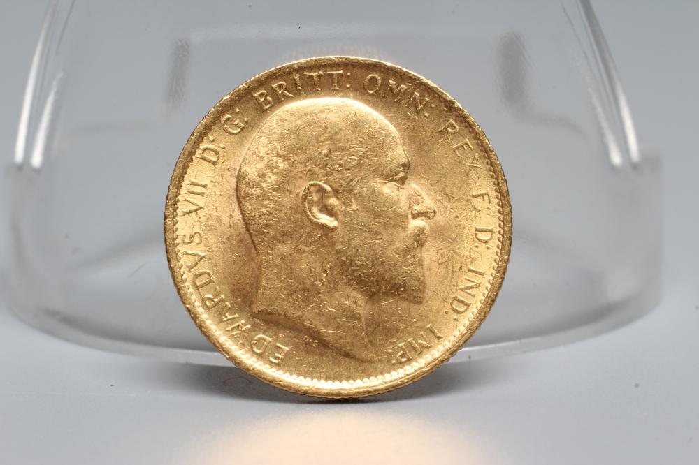 AN EDWARD VII SOVEREIGN, 1906, 8g (Est. plus 20% premium) Image