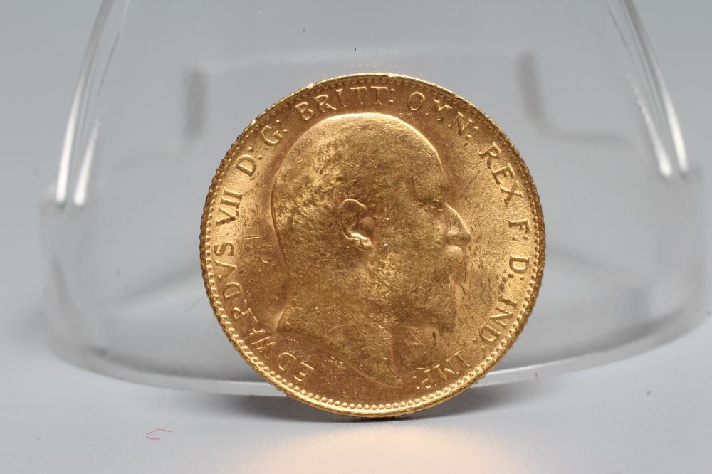 AN EDWARD VII SOVEREIGN, 1907, 8g (Est. plus 20% premium) Image