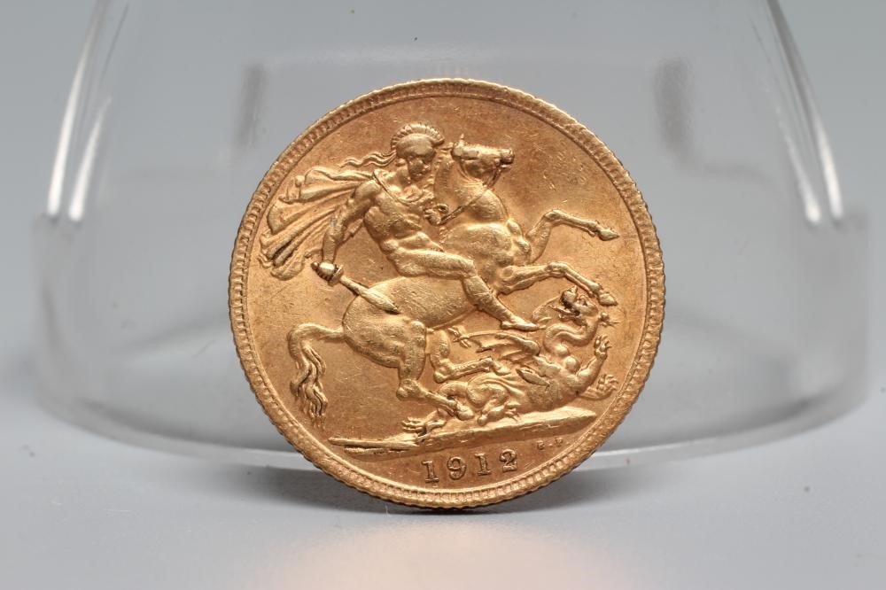 A GEORGE V SOVEREIGN, 1912, 8g (Est. plus 20% premium) Image