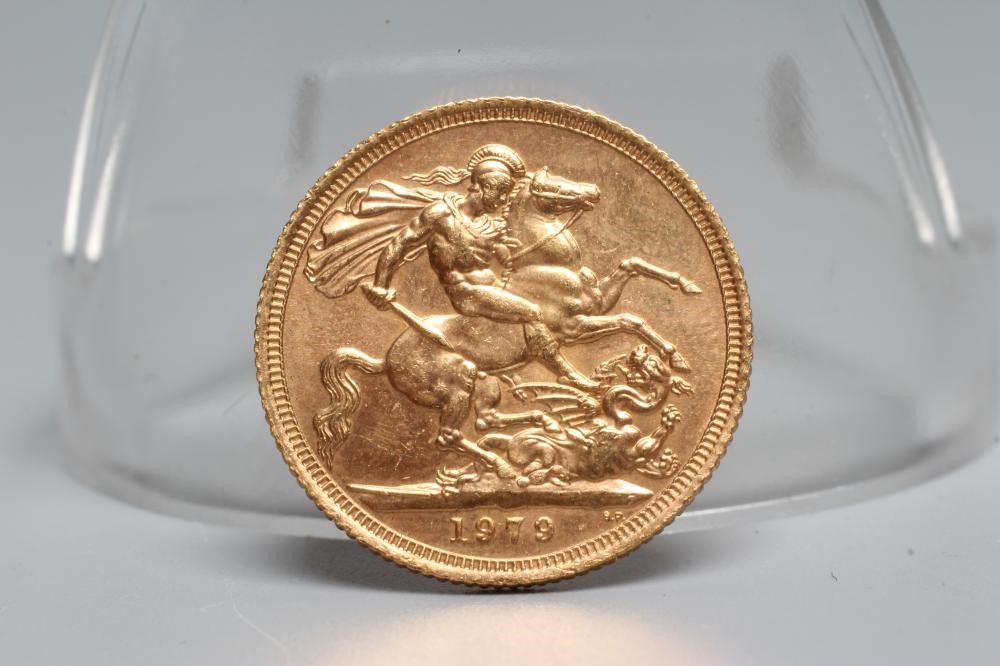 AN ELIZABETH II SOVEREIGN, 1979, 8g (Est. plus 20% premium) Image