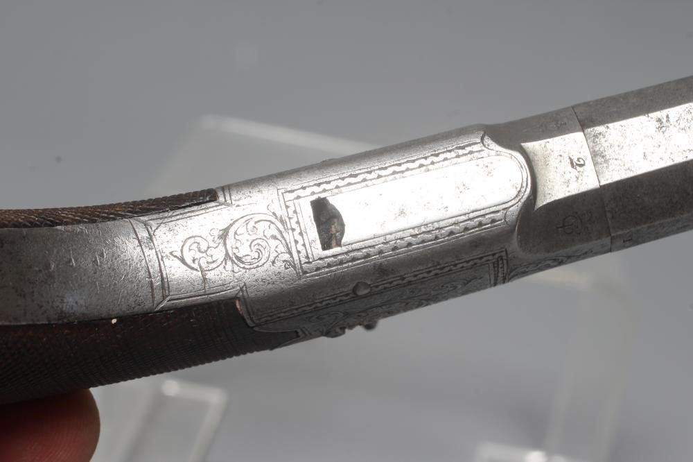 A PERCUSSION POCKET PISTOL with 1 5/8" octagonal twist off barrel Image