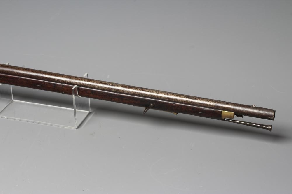 A BRITISH TYPE MILITARY PERCUSSION MUSKET, 19th century, with 39" barrel, action bearing rampant Image