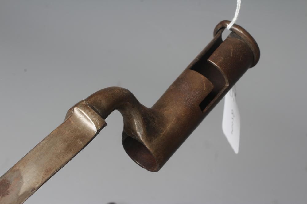 FIVE ANTIQUE SOCKET BAYONETS including a Brown Bess example, longest 25" (Est. plus 24% premium inc. Image