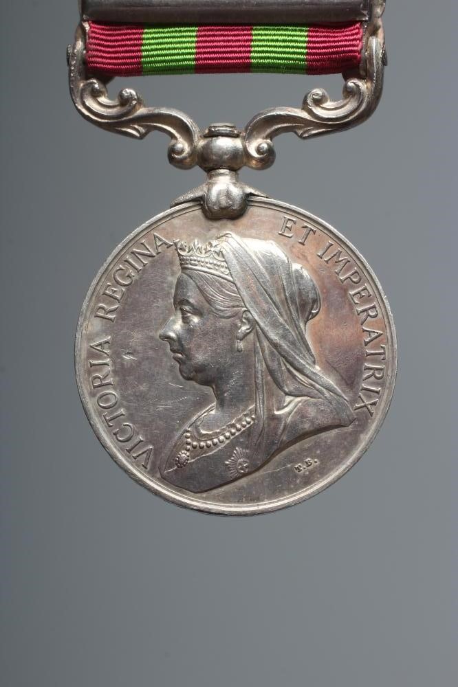 AN INDIAN GENERAL SERVICE MEDAL, awarded to H. Grainger of the Royal Scots Fusiliers, with clasps Image