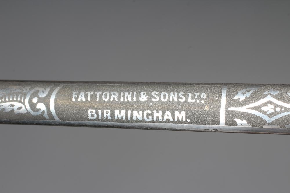 A MASONIC SWORD CANE by Fattorini & Sons Ltd. Birmingham Image
