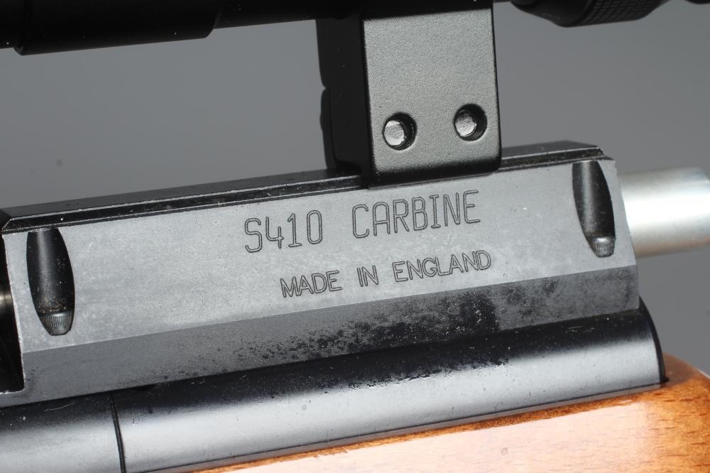 AN AIR ARMS S410 CARBINE PCP .22 AIR RIFLE with bolt action mechanism Image