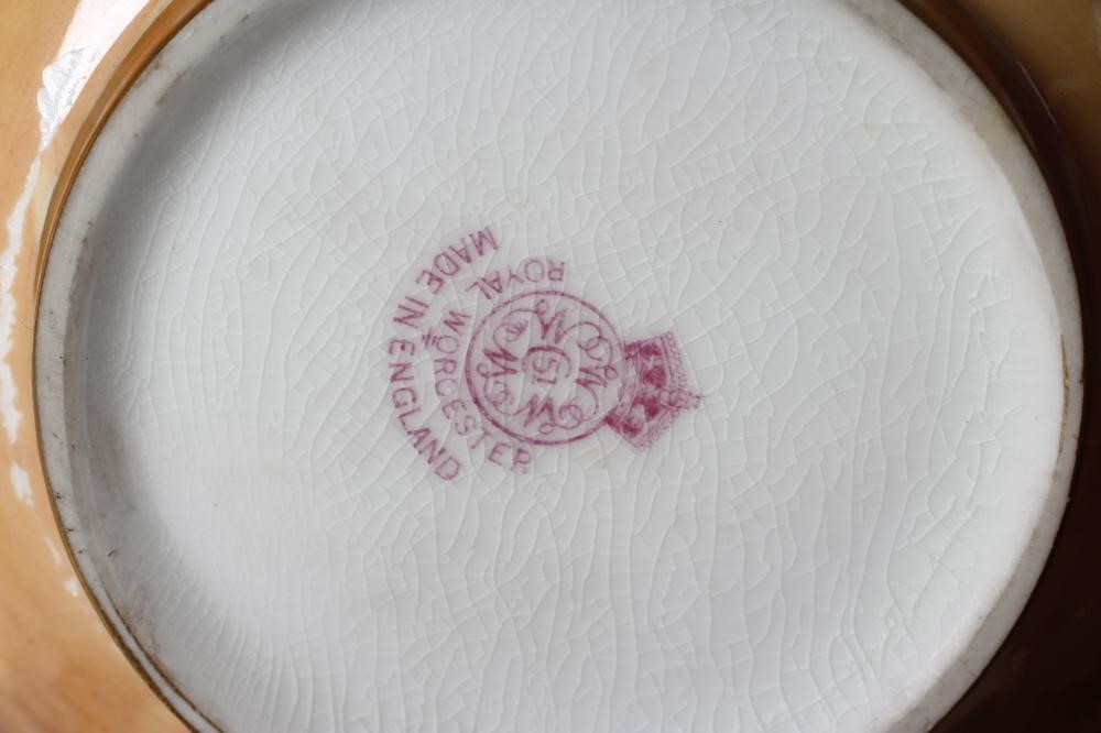 A ROYAL WORCESTER TEAPOT AND COVER Image