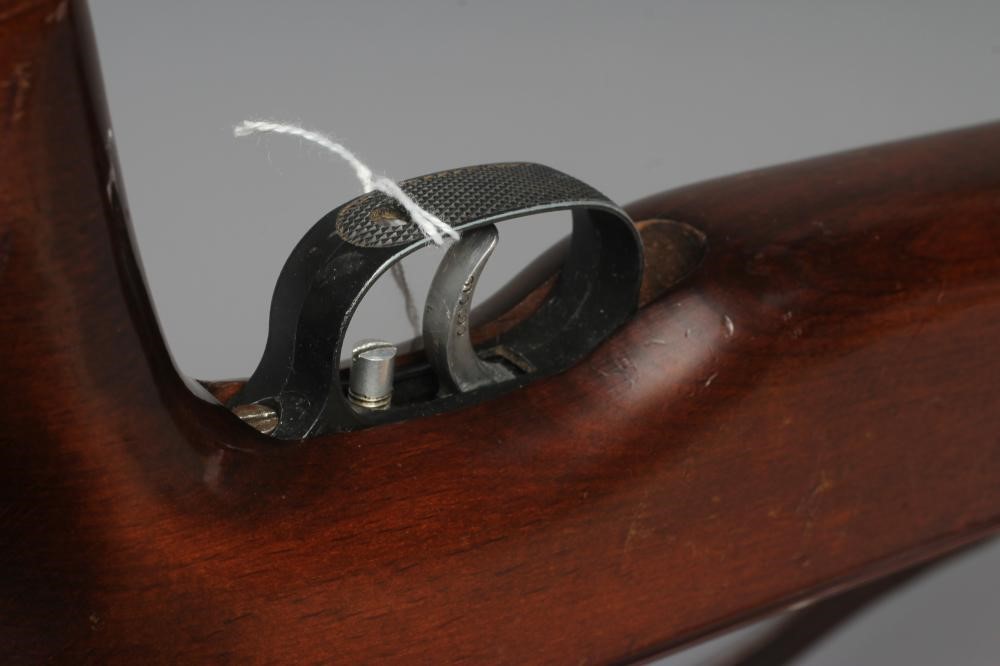 A WEIHRAUCH HW35 .22 AIR RIFLE with break barrel action, 19 1/2" barrel, iron sights, adjustable Image