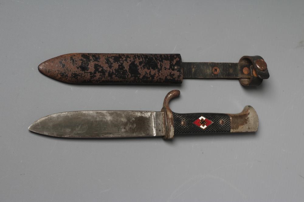 A GERMAN HITLER YOUTH DAGGER by C. D. Schaff Image