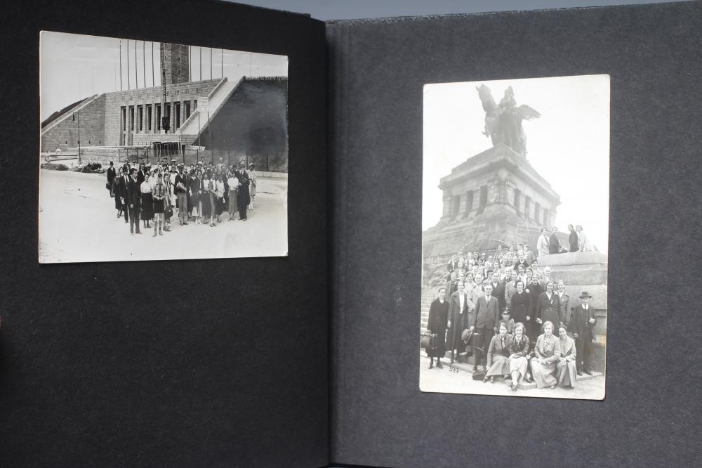 A HITLER YOUTH PHOTO ALBUM, containing 50 original images from the pre-war and war time period (Est. Image