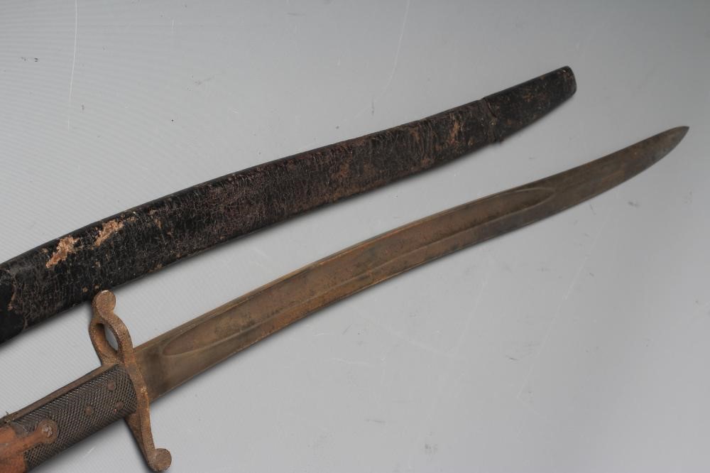 A BRITISH 1856 PATTERN SWORD BAYONET by Parker Image