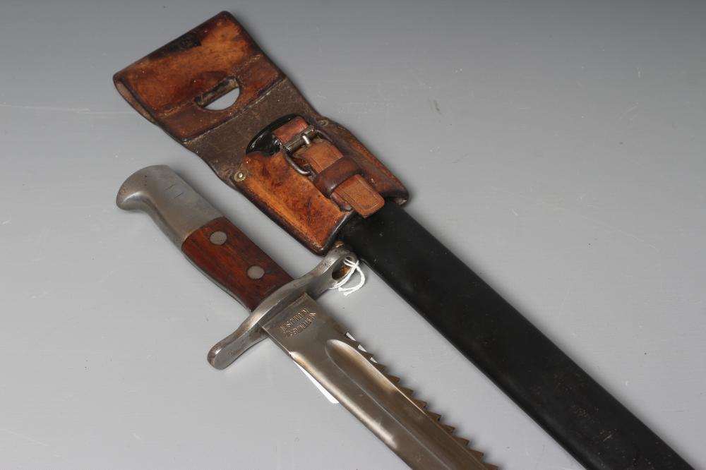 A SWISS 1911 PATTERN PIONEER/ENGINEERS BAYONET by Waffenfabrik Image