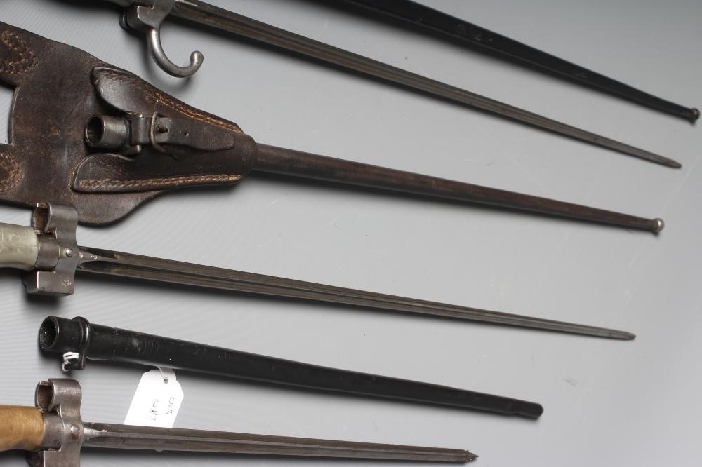 THREE FRENCH EPEE BAYONETS Image