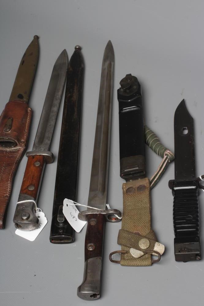THREE 20TH CENTURY BAYONETS Image