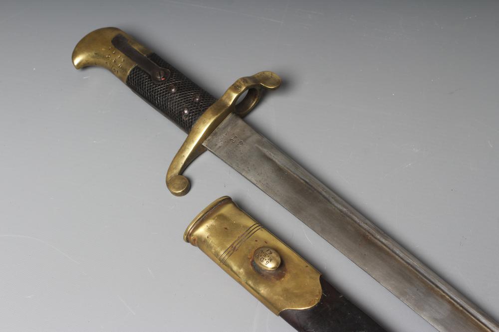 A BRITISH 1855 PATTERN LANCASTER SWORD BAYONET by R & W Aston Image