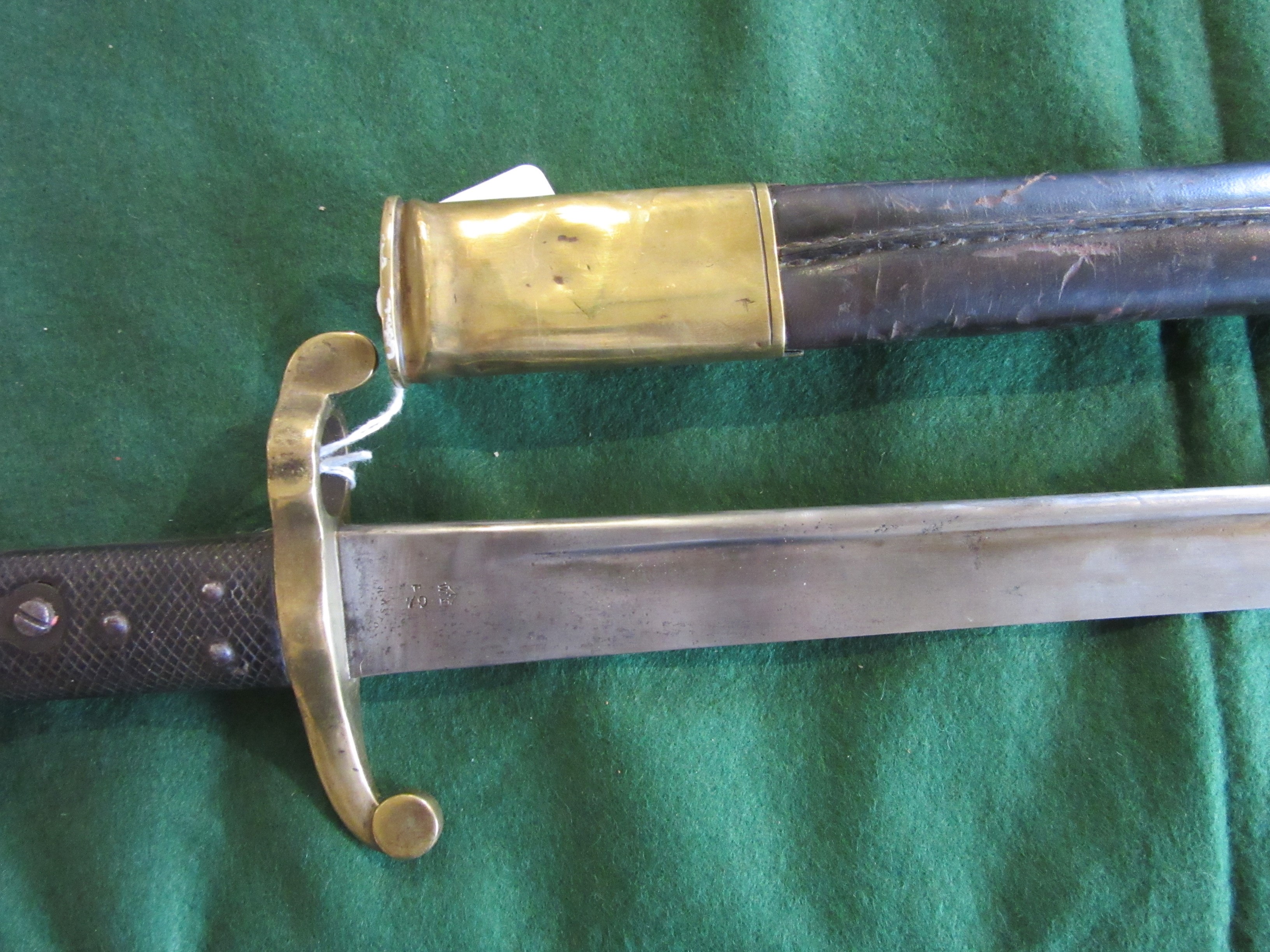 A BRITISH 1855 PATTERN LANCASTER SWORD BAYONET by R & W Aston Image