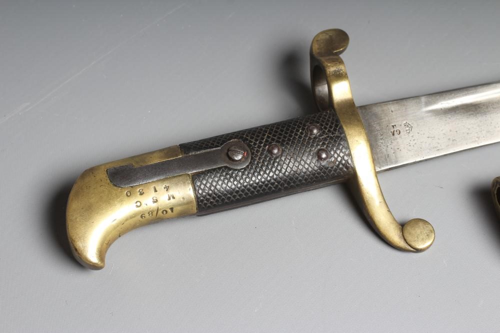 A BRITISH 1855 PATTERN LANCASTER SWORD BAYONET by R & W Aston Image