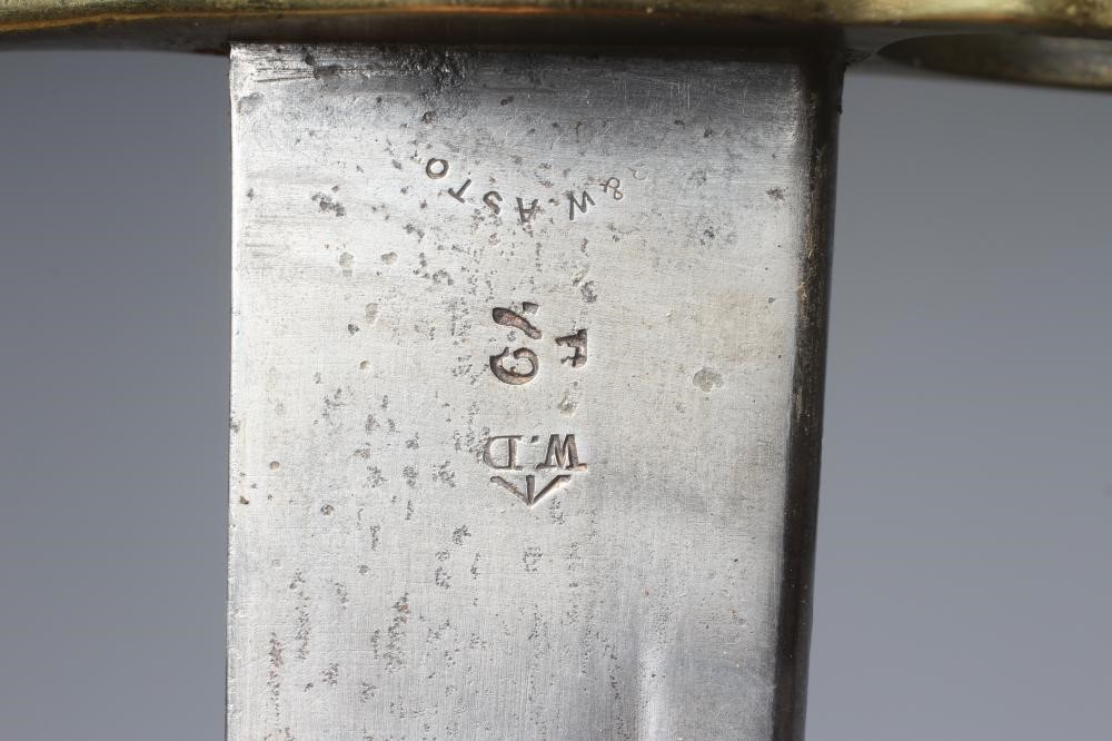 A BRITISH 1855 PATTERN LANCASTER SWORD BAYONET by R & W Aston Image