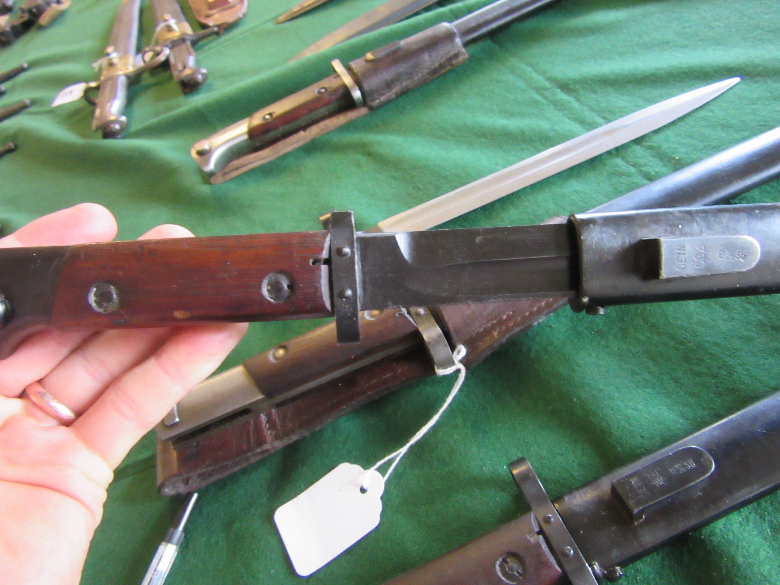 FIVE EASTERN BLOCK BAYONETS Image