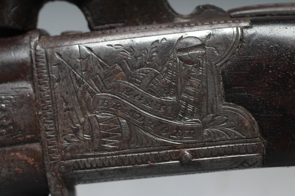A PERCUSSION TURN BARREL PISTOL by Egan Image