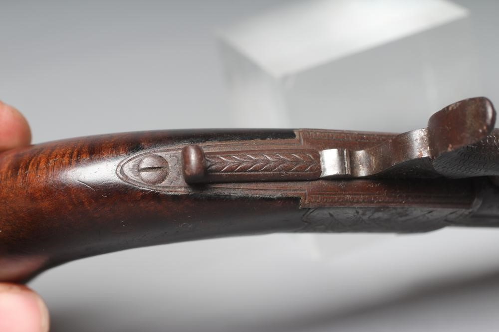 A PERCUSSION TURN BARREL PISTOL by Egan Image