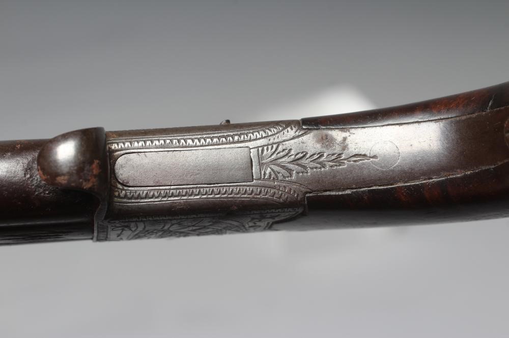 A PERCUSSION TURN BARREL PISTOL by Egan Image