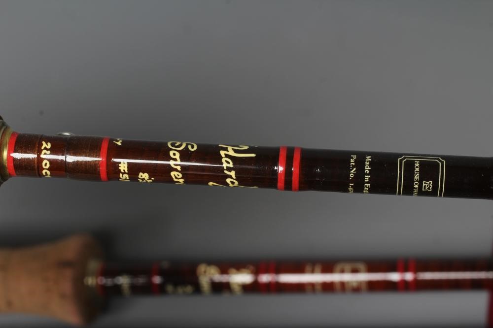 TWO HARDY SOVEREIGN FLY FISHING RODS, comprising one 8 1/2' #5/6 and one 9 1/2' #7, both two piece Image