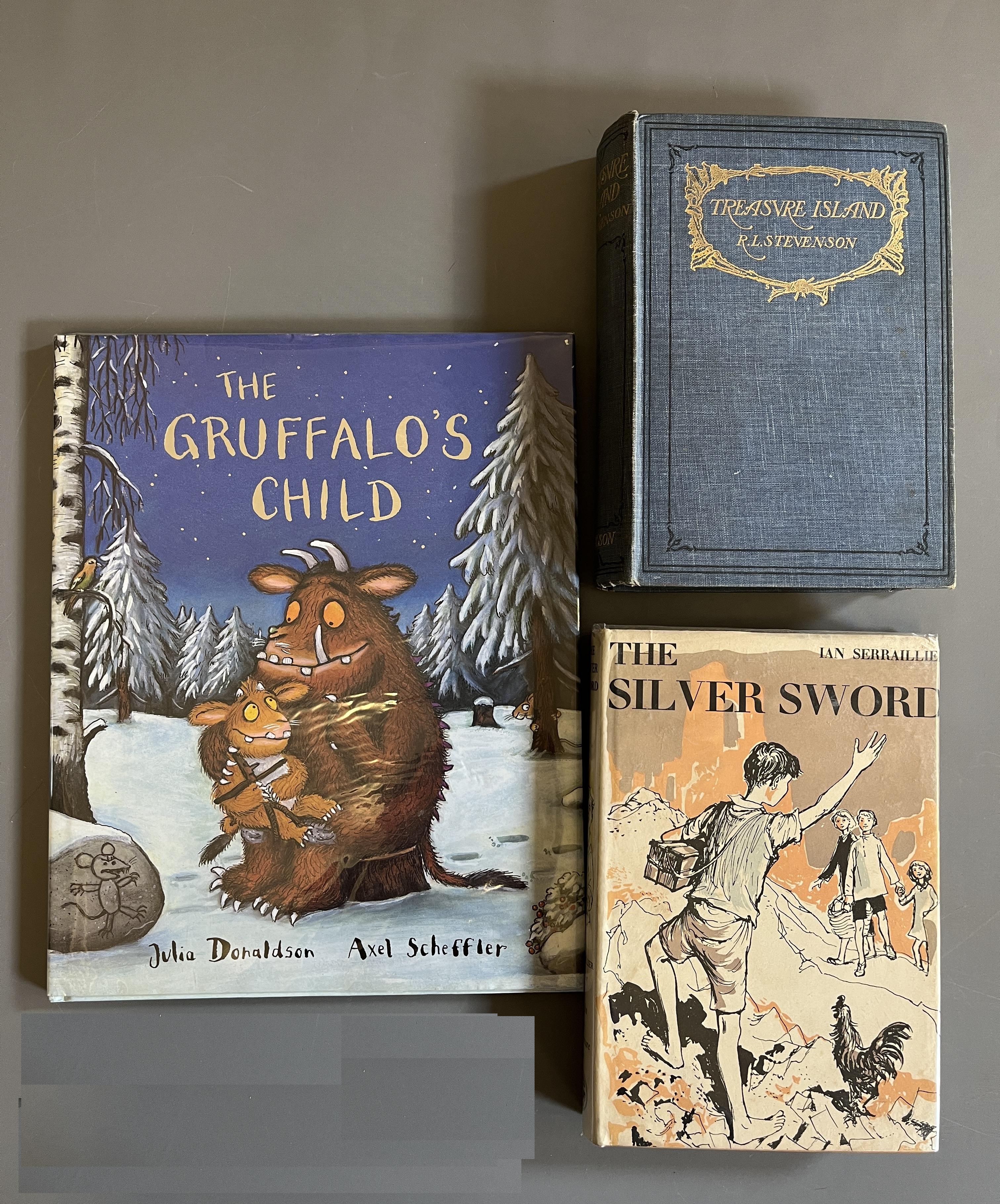 CHILDRENS LITERATURE: The Gruffalo's Child, fine in dustjacket; 2004; The Silver Sword, 1936 and Image