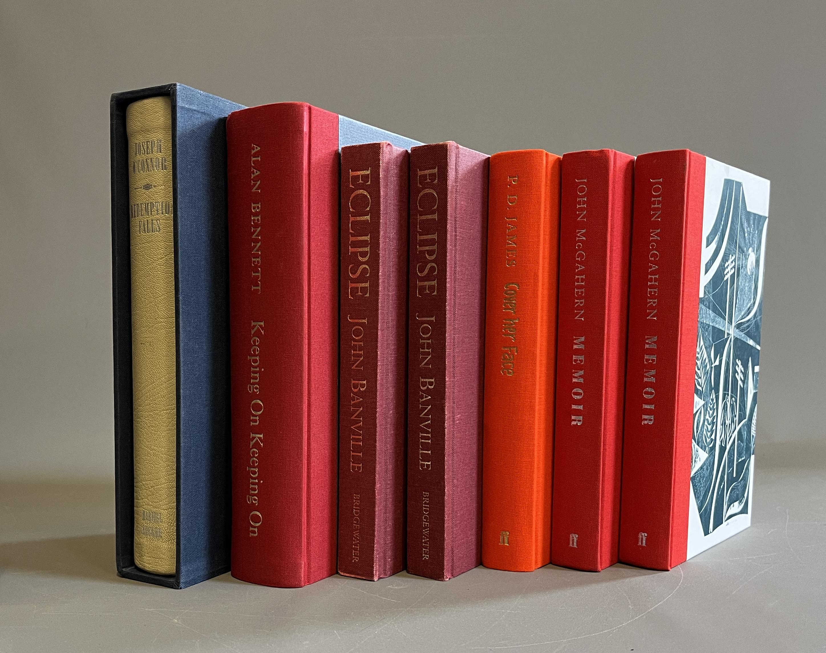 FINELY BOUND modern literature including John Banville, John McGahern and P.D. James WITH Joseph Image