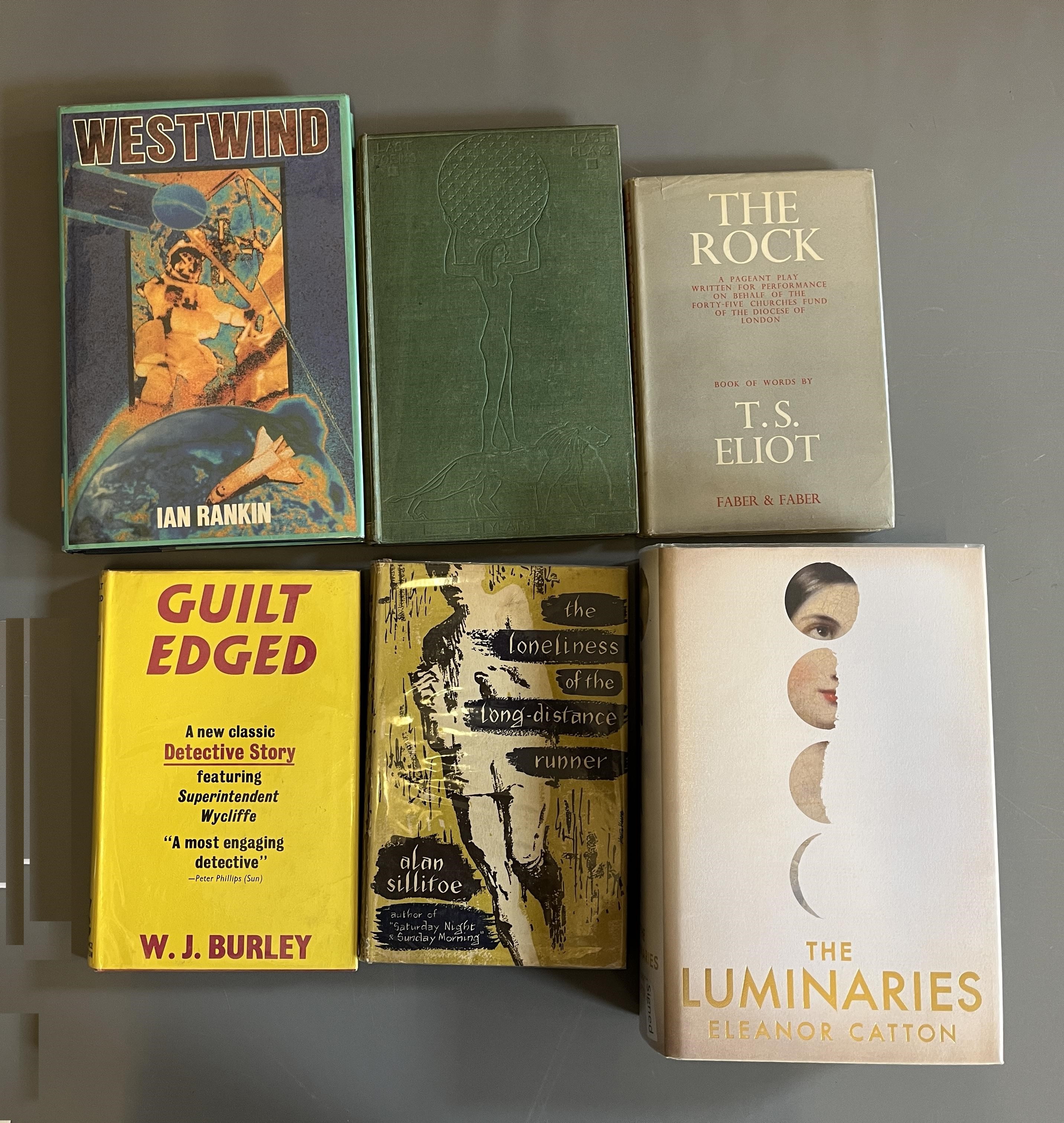 T S ELIOT, THE ROCK, First edition in dustjacket, 1934 WITH four modern firsts editions and a first Image