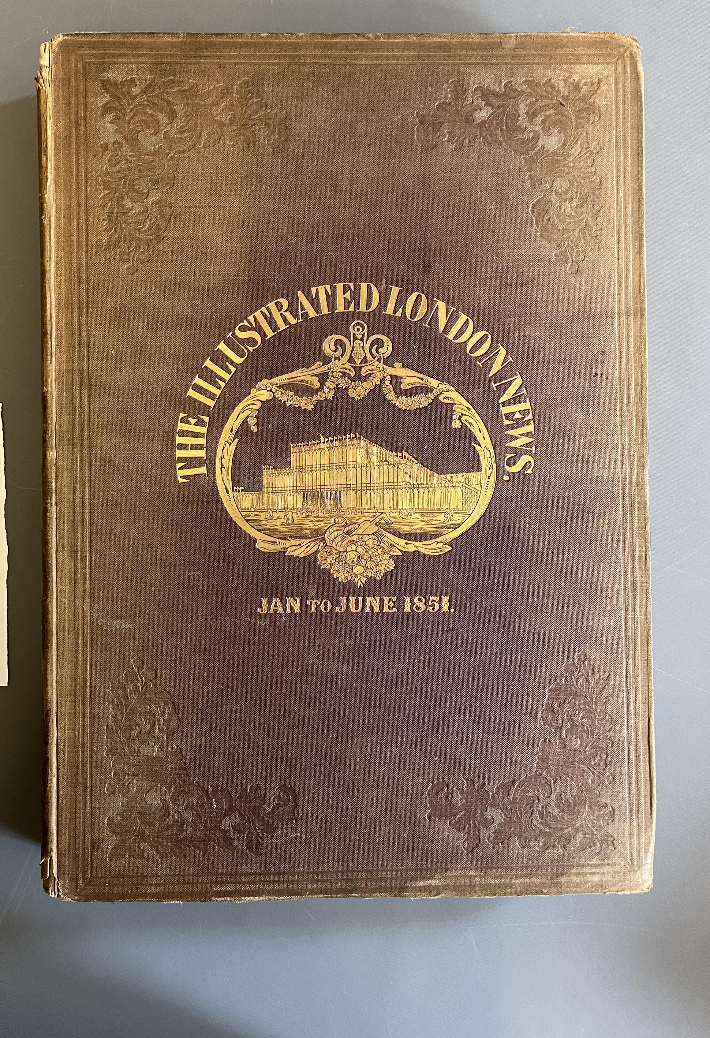 GREAT EXHIBITION ISSUE of The Illustrated London News, 1851, William Little; with large plate, minor Image