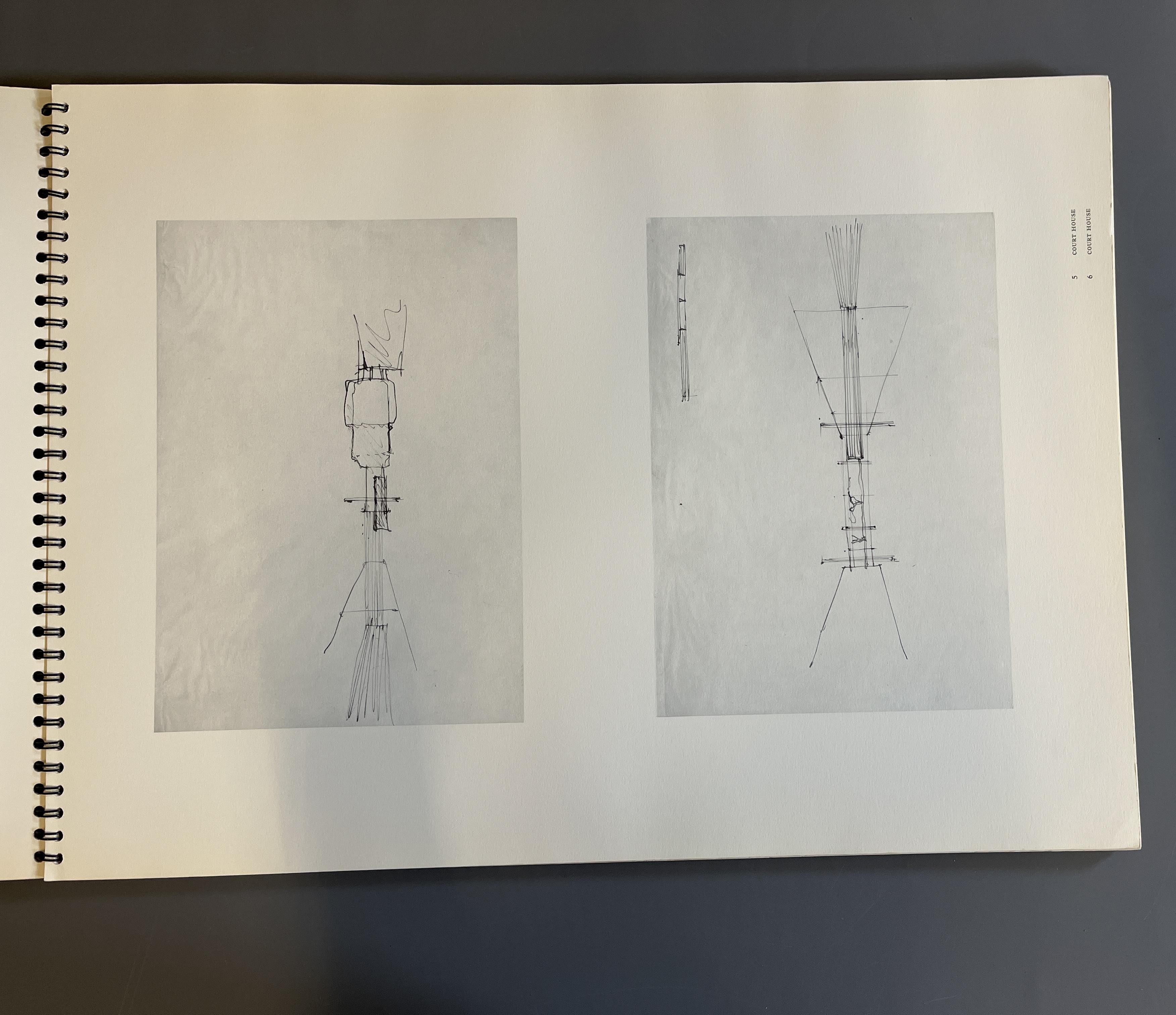 LUDWIG MIES VAN DER ROHE, MOMA, edited by Ludwig Glaeser, oblong elephant folio with spiral binding, Image
