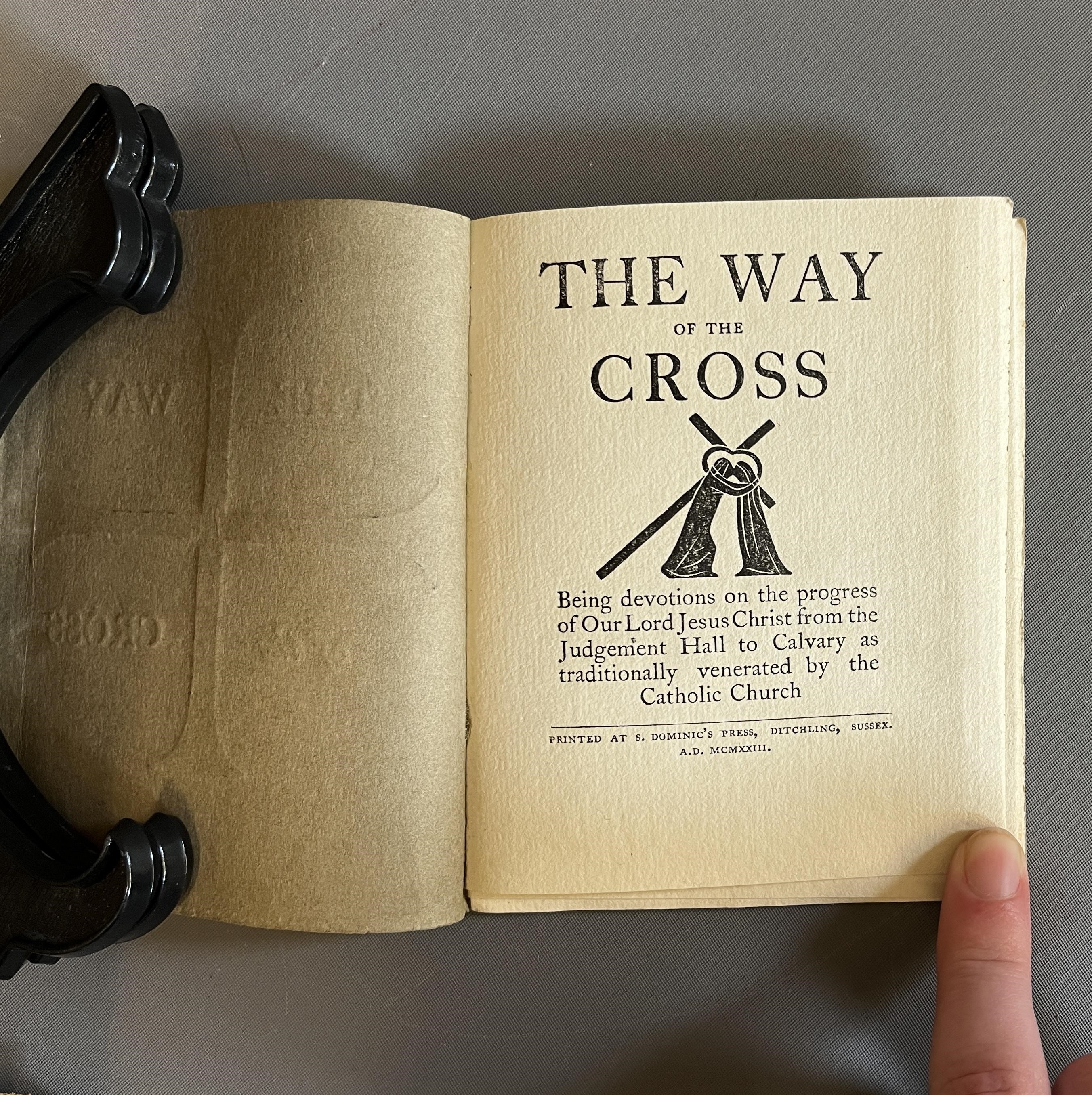 THE WAY OF THE CROSS, St Dominic's Press, 1923, third edition. Very good (Est. plus 20% premium) Image