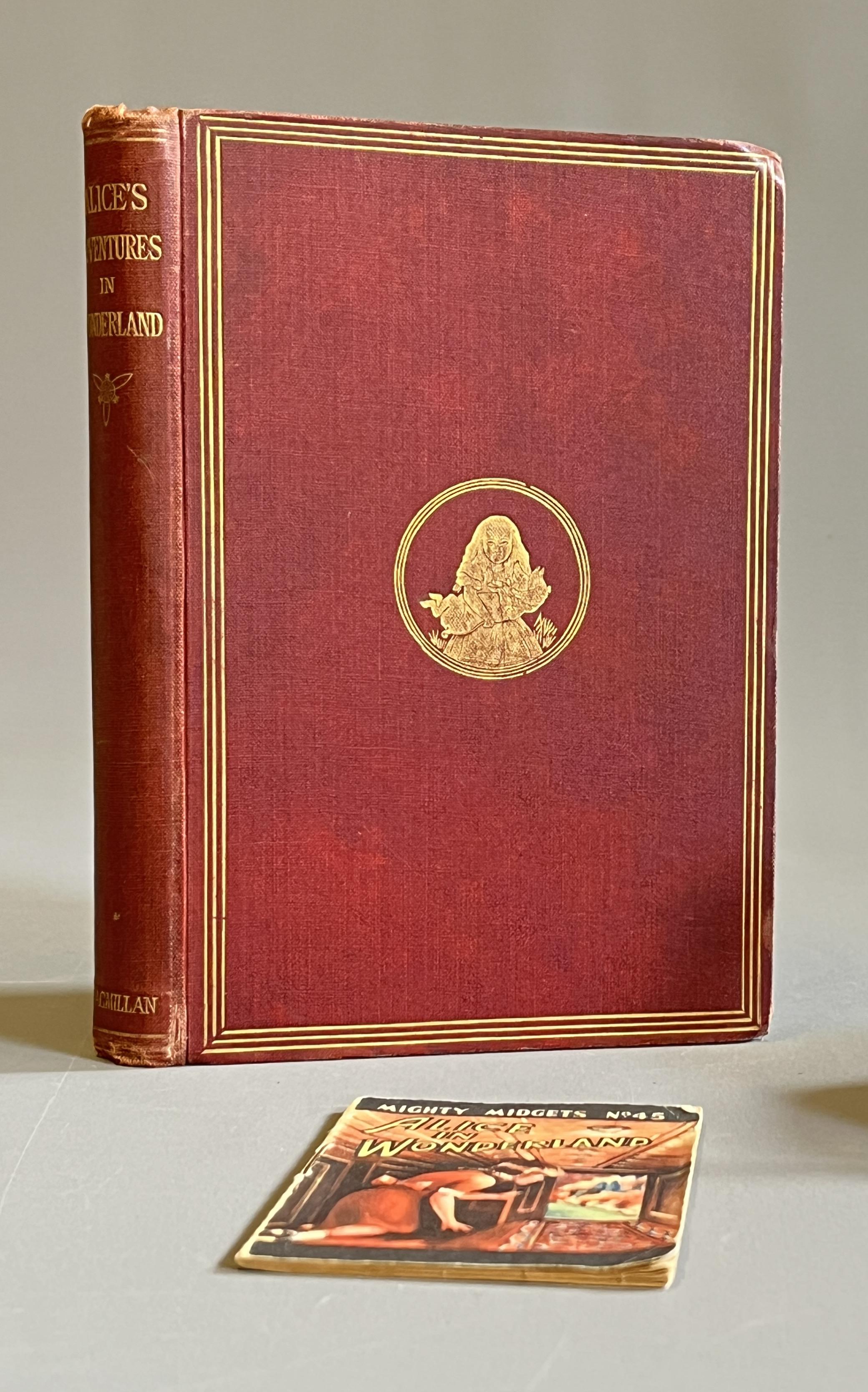 ALICE IN WONDERLAND, Lewis Carroll, 1876, Macmillan, 51st Thousand; good condition, lower inner Image
