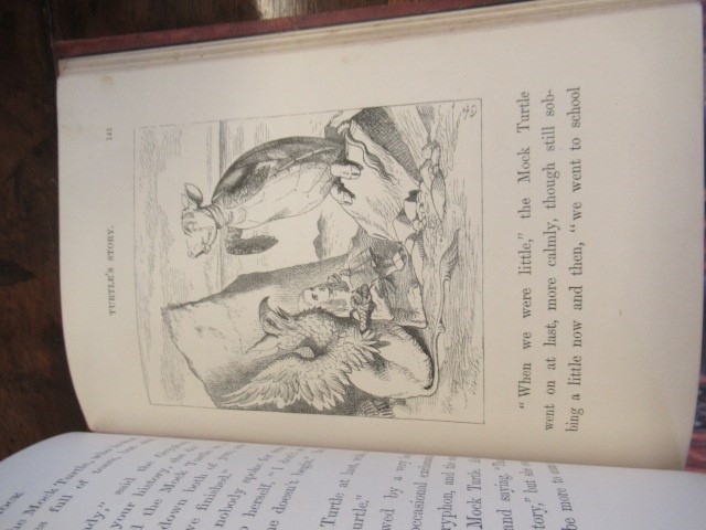 ALICE IN WONDERLAND, Lewis Carroll, 1876, Macmillan, 51st Thousand; good condition, lower inner Image