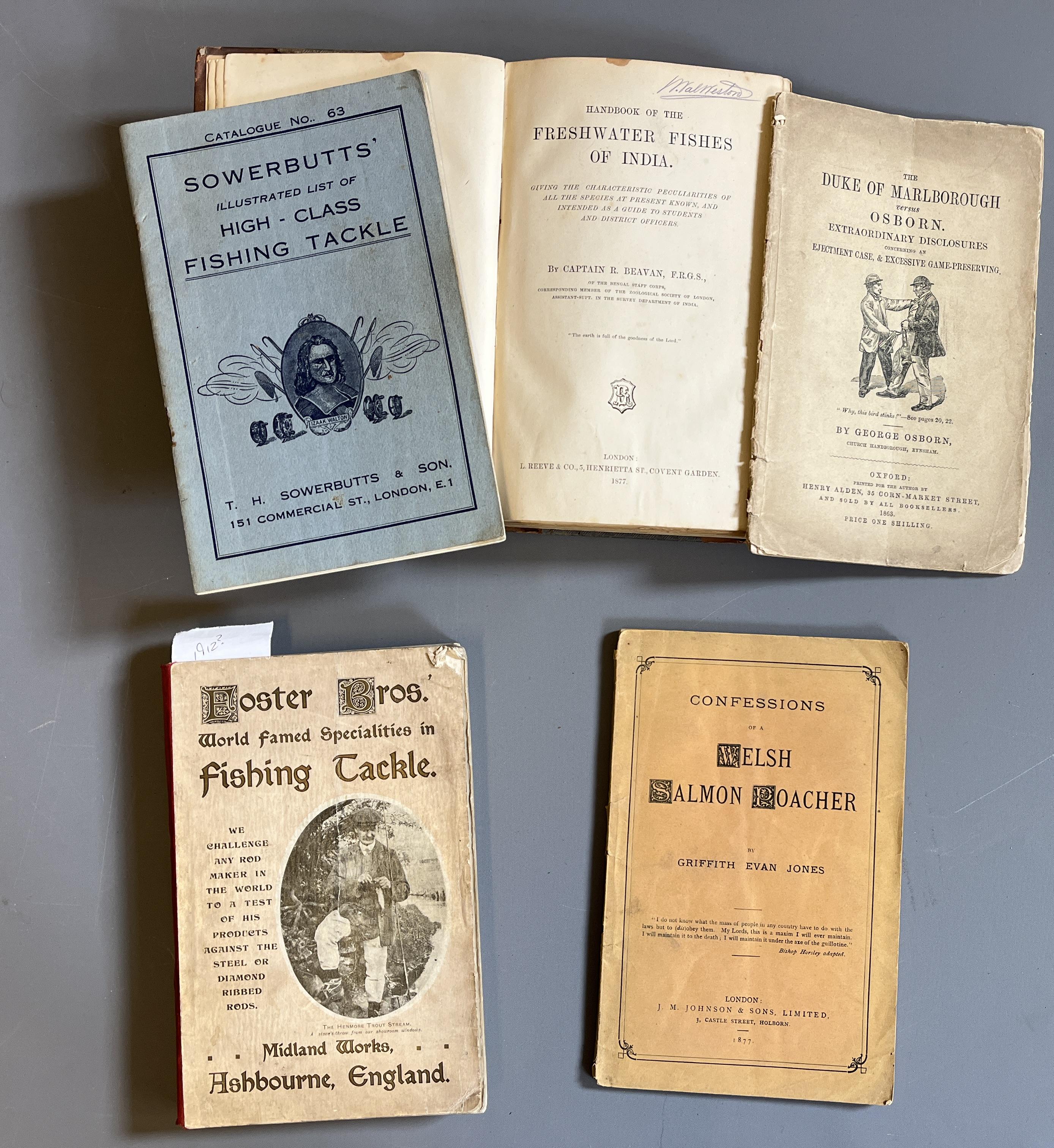 FOSTER BROS. WORLD FAMED SPECIALITIES IN FISHING TACKLE, c.1912 catalogue with Sowerbutts Catalogue Image