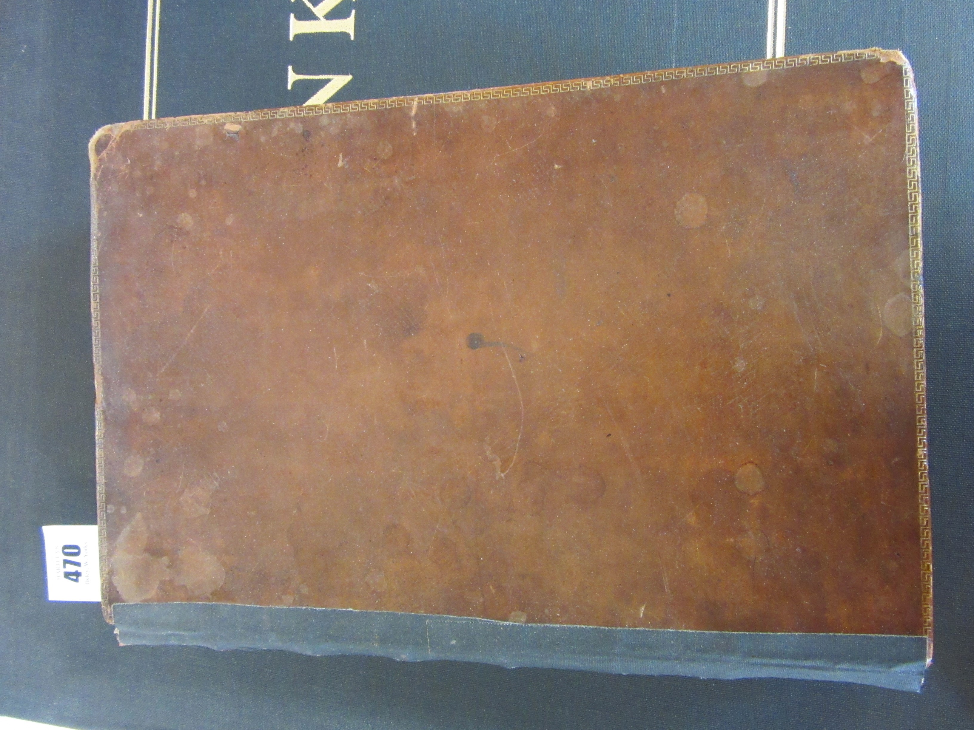 THE ANTIQUITIES OF WARWICKSHIRE, William Dugdale, 1655, Thomas Warren, diced calf binding with taped Image