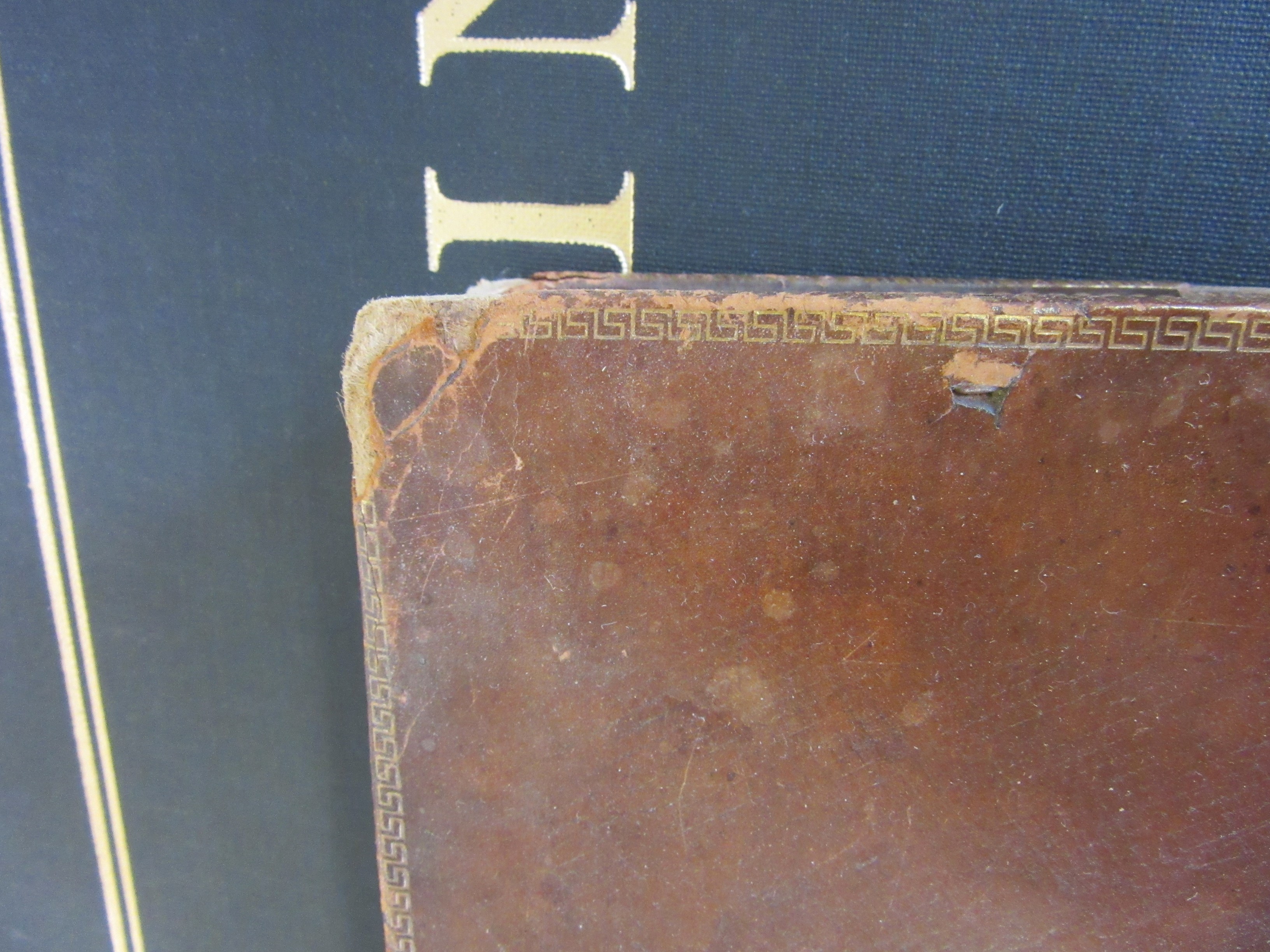 THE ANTIQUITIES OF WARWICKSHIRE, William Dugdale, 1655, Thomas Warren, diced calf binding with taped Image