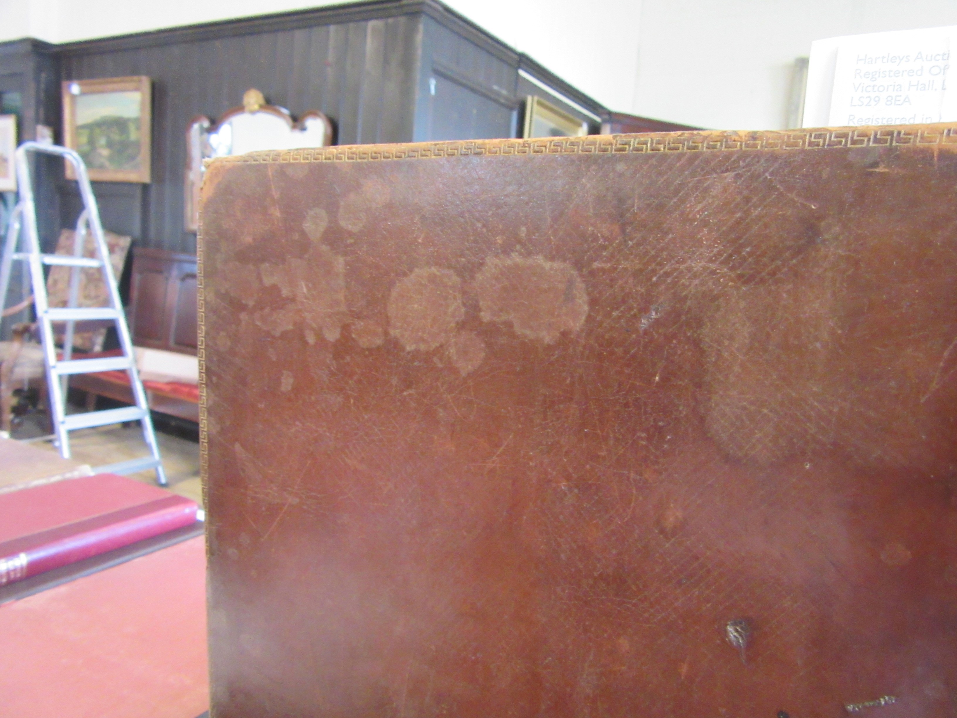 THE ANTIQUITIES OF WARWICKSHIRE, William Dugdale, 1655, Thomas Warren, diced calf binding with taped Image