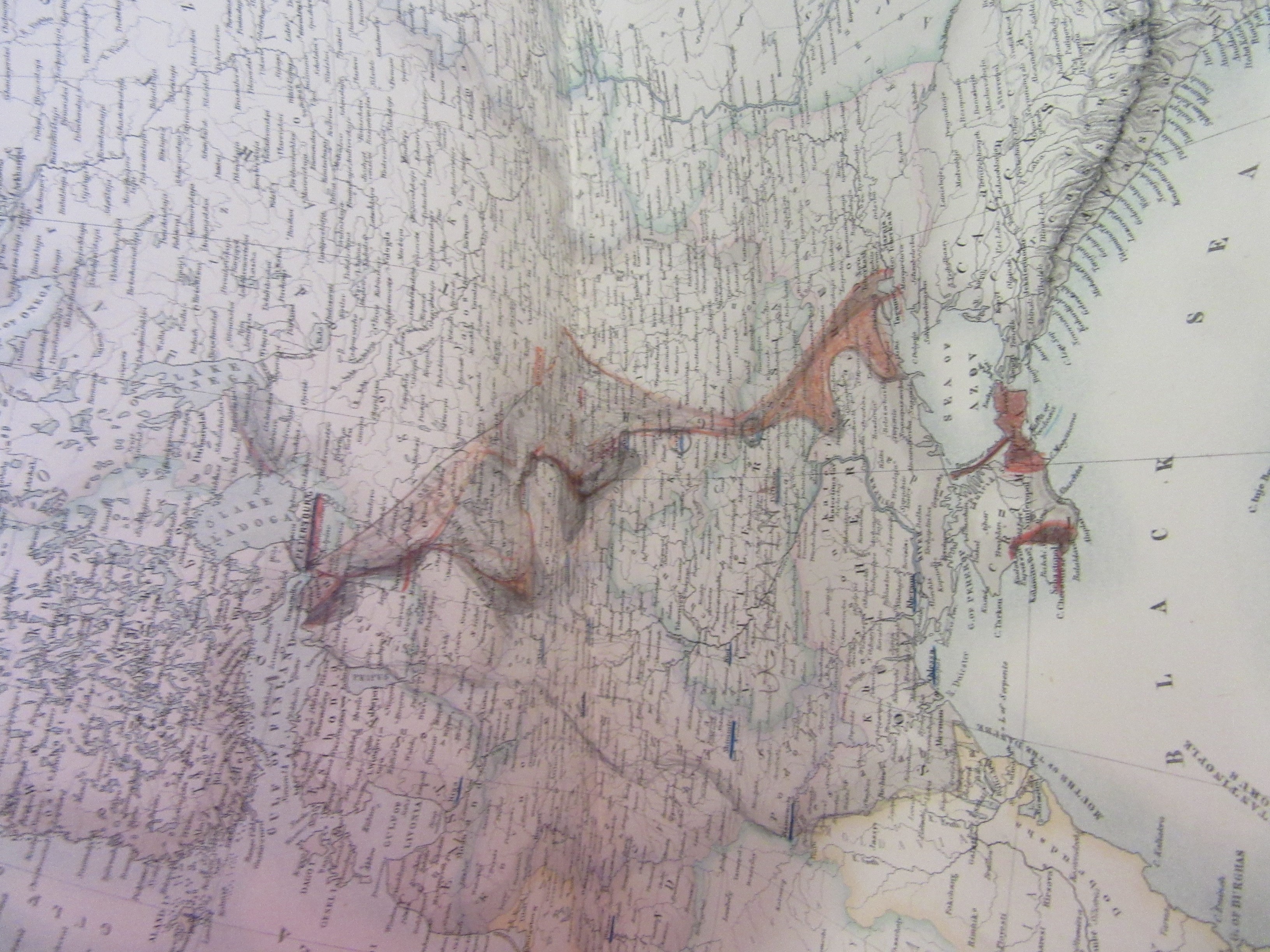 A COMPANION ATLAS TO THE GAZETEER OF THE WORLD, 48 MAPS, G H Swanston, A Fullarton & Co, robustly Image