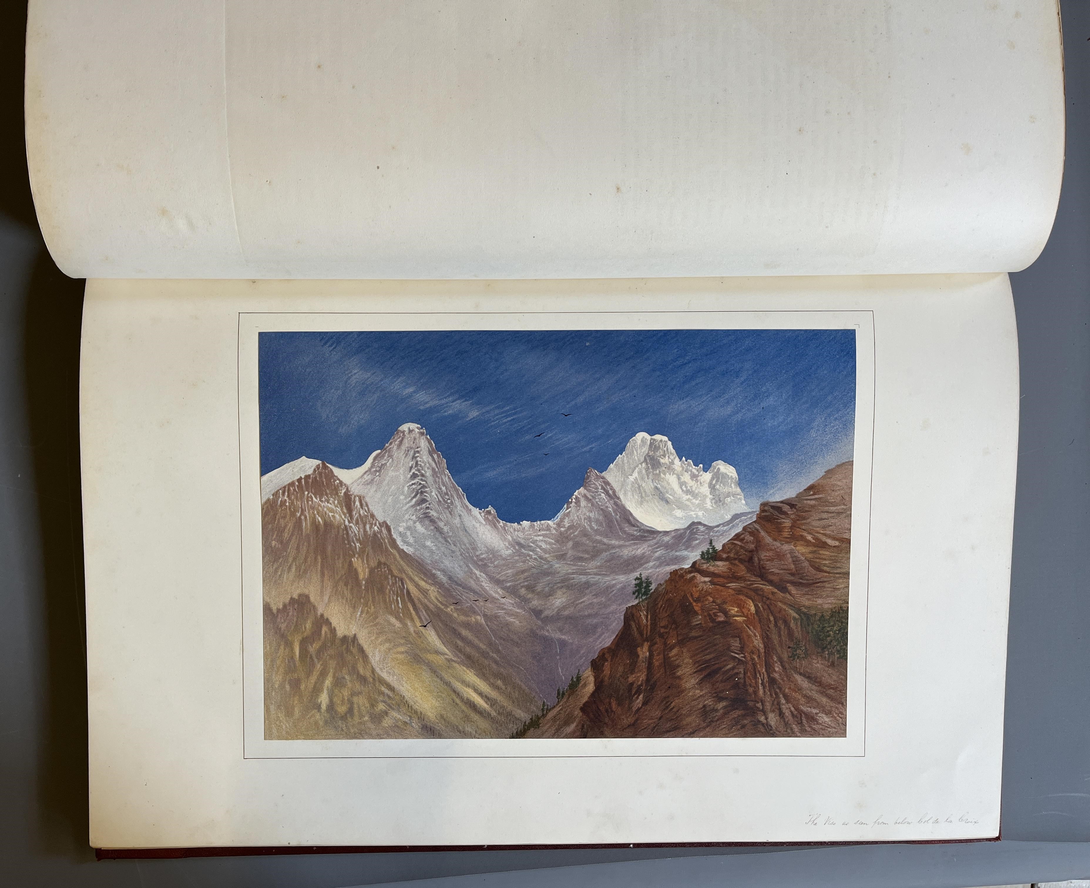 THE PEAKS AND VALLEYS OF THE ALPS ALSO FROM WATER-COLOUR DRAWINGS BY ELIJAH WALTON Image