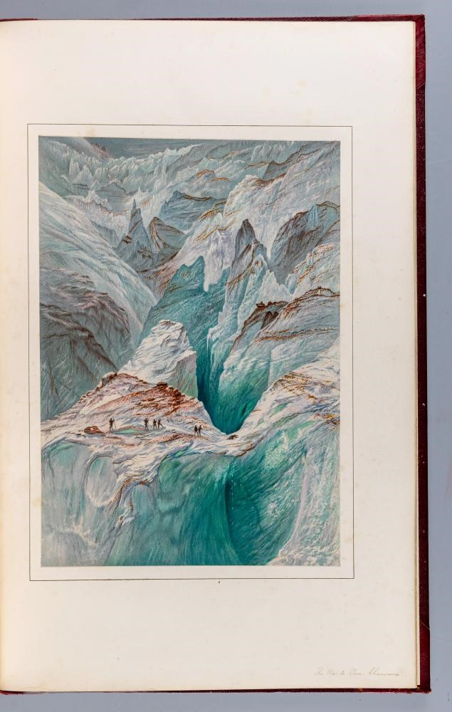 THE PEAKS AND VALLEYS OF THE ALPS ALSO FROM WATER-COLOUR DRAWINGS BY ELIJAH WALTON Image