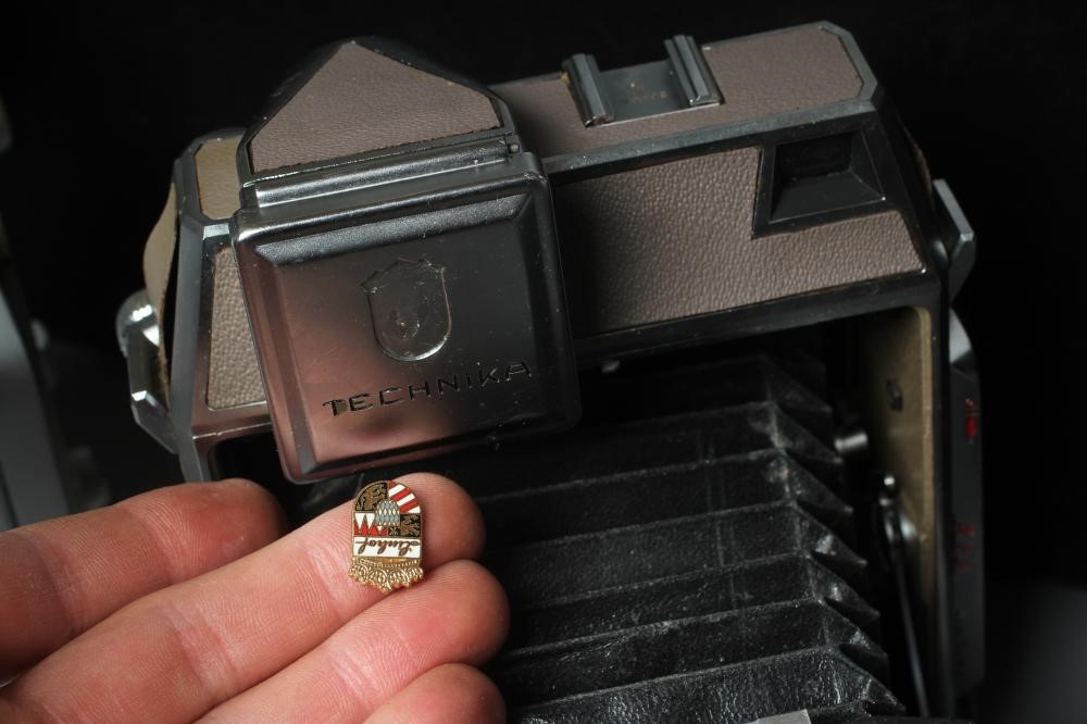 TWO LINHOF TECHNIKA CAMERA BODIES, comprising an A.P. and an A.P.a., together with one Linhof lenses Image
