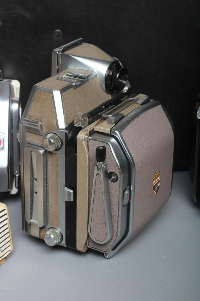TWO LINHOF TECHNIKA CAMERA BODIES, comprising an A.P. and an A.P.a., together with one Linhof lenses Image