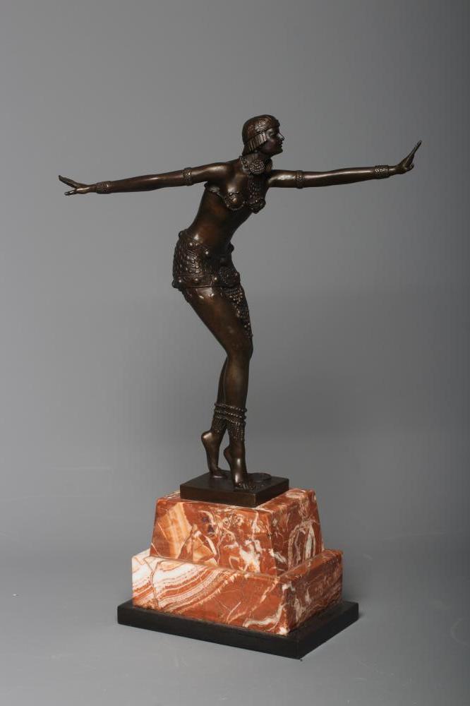AFTER DEMETRE CHIPARUS An Art Deco style Dancing Girl Image