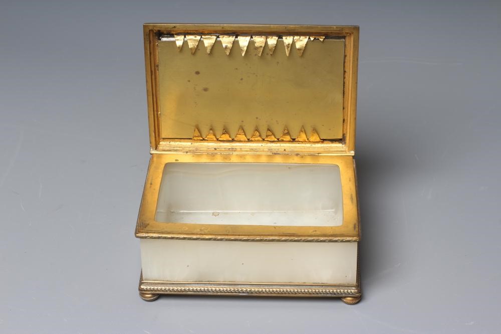 A DUNHILL ONYX CASKET Image
